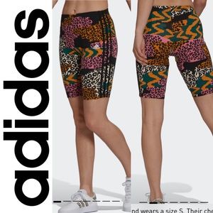 adidas Shorts Adidas Farm Rio 3stripes Print Cotton Bike
